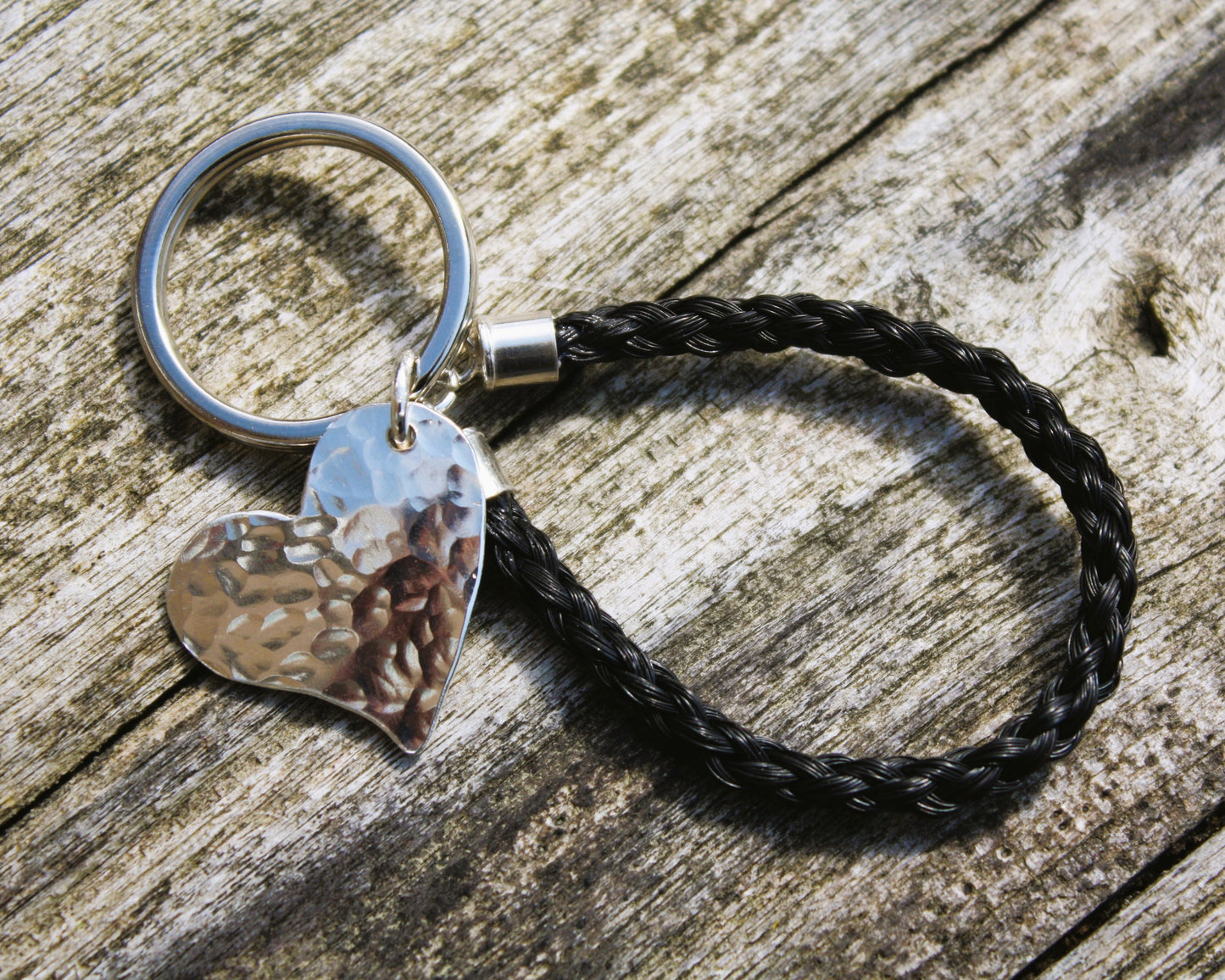 Horsetails Braided Key Ring