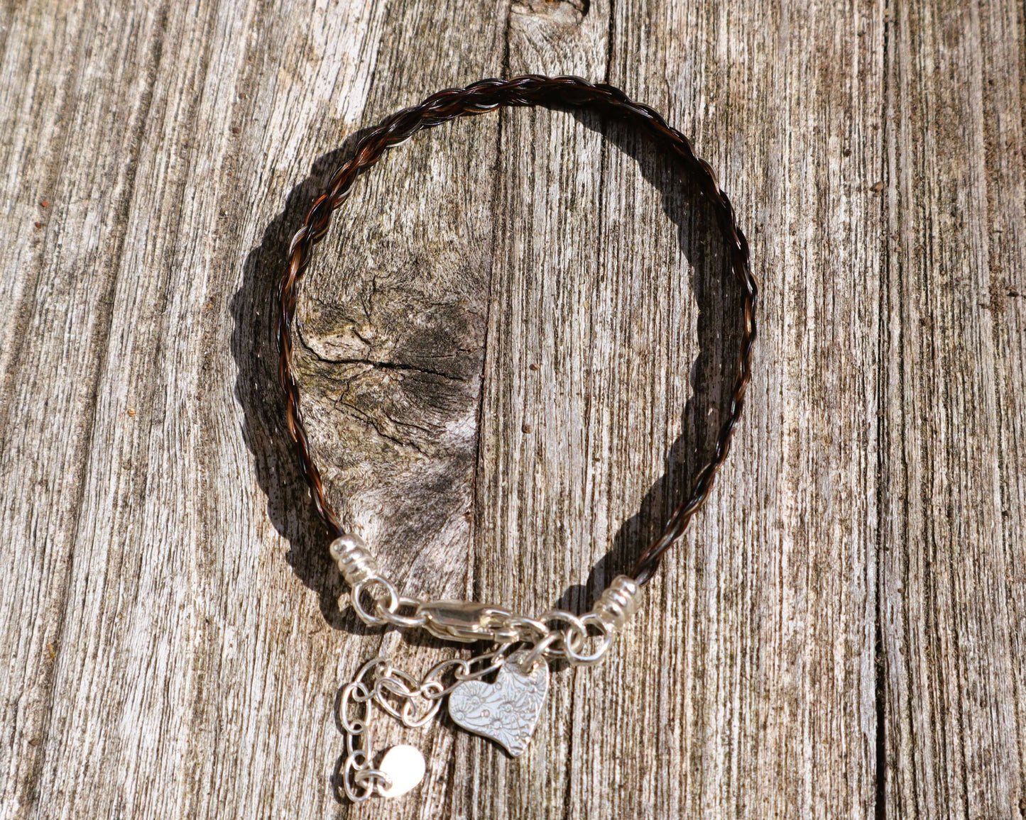 Horse Hair Dainty Flat Braided Bracelet
