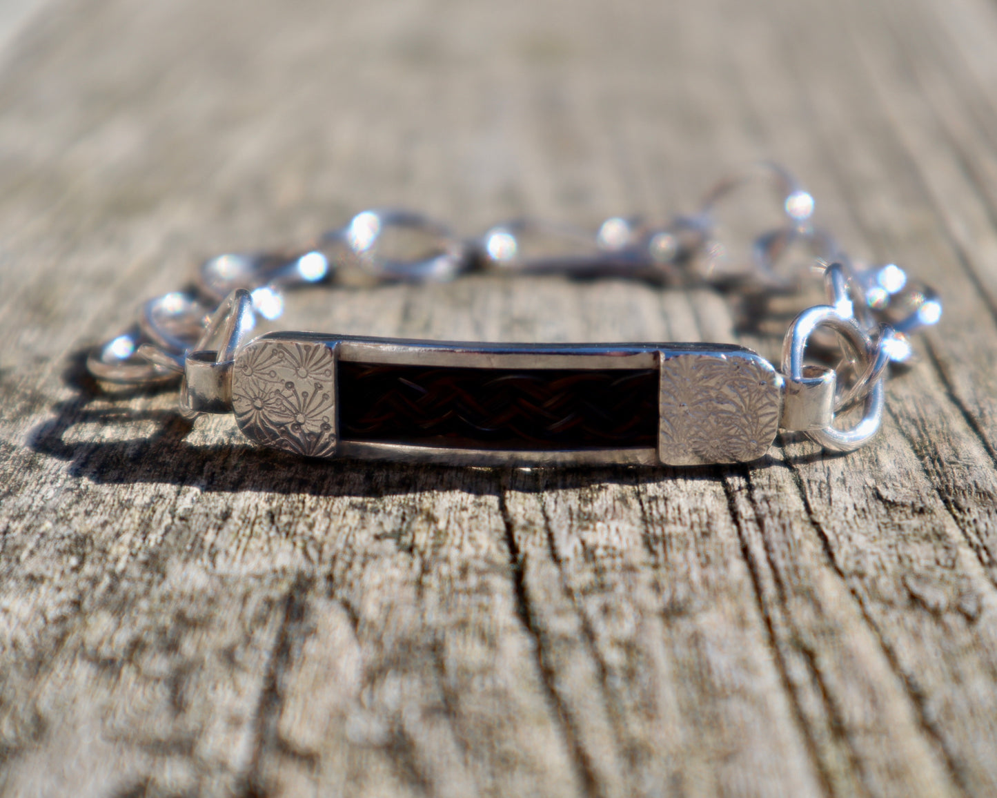 Horse Hair Link Bracelet