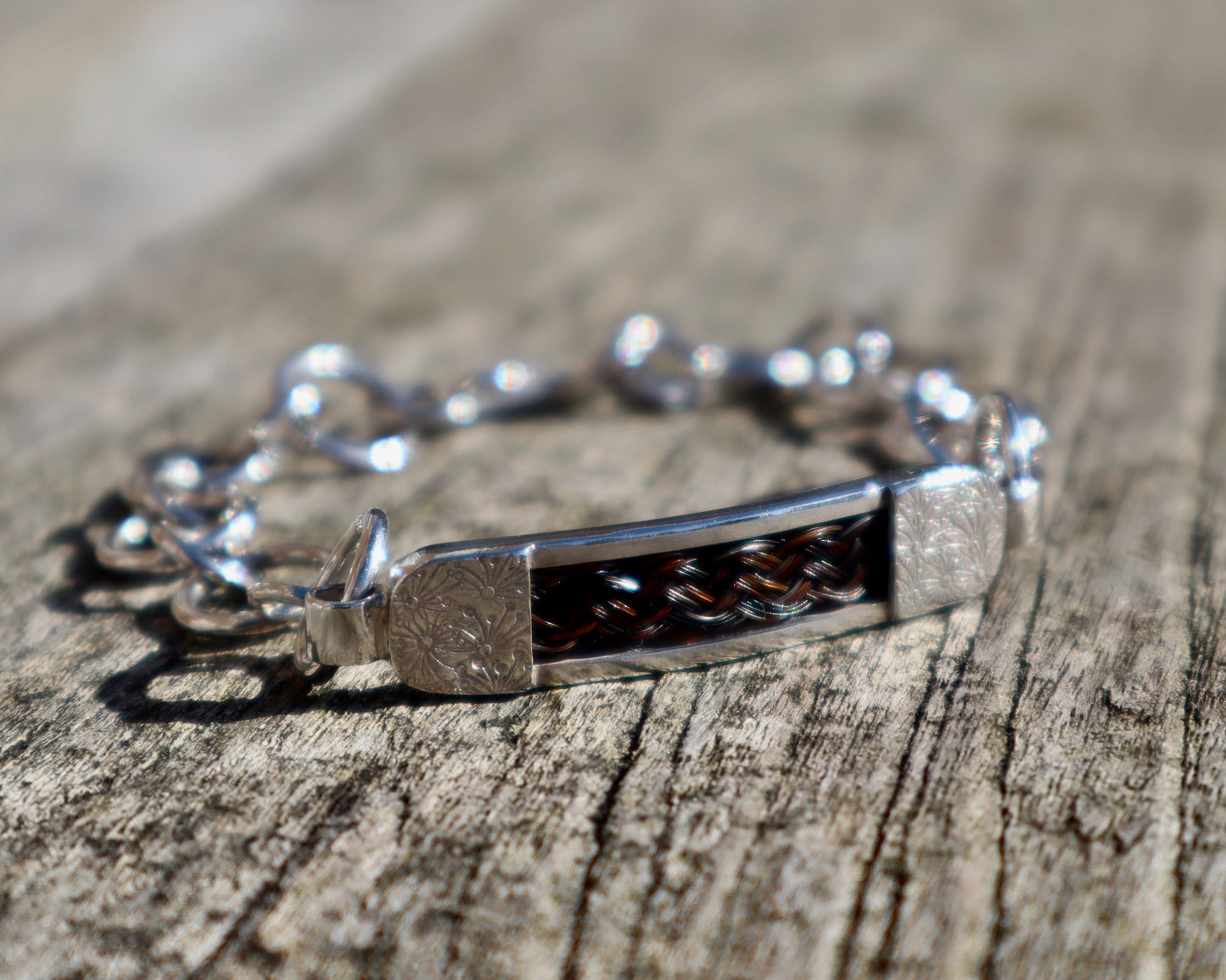 Horse Hair Link Bracelet
