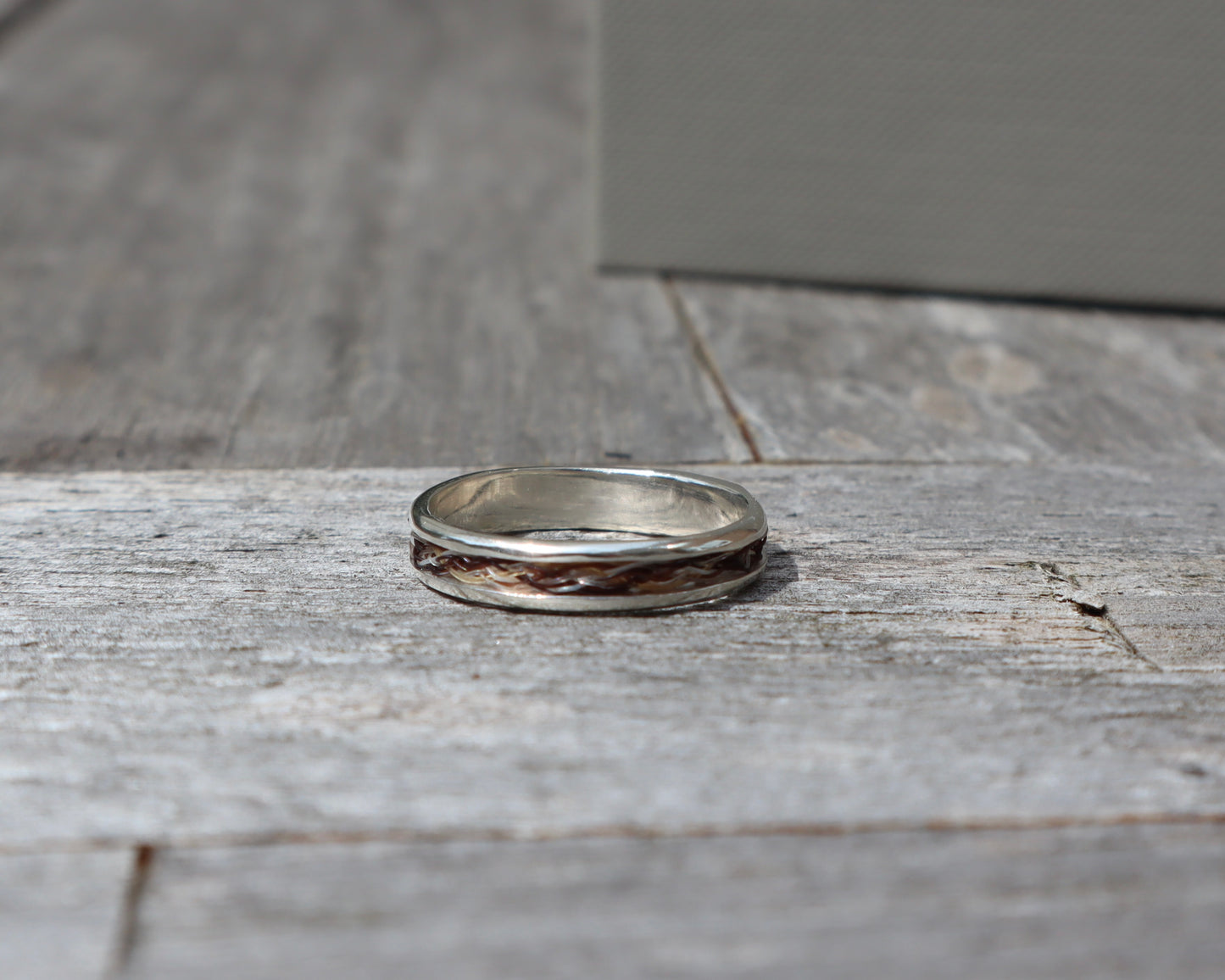 Horse Hair Ring Narrow Band