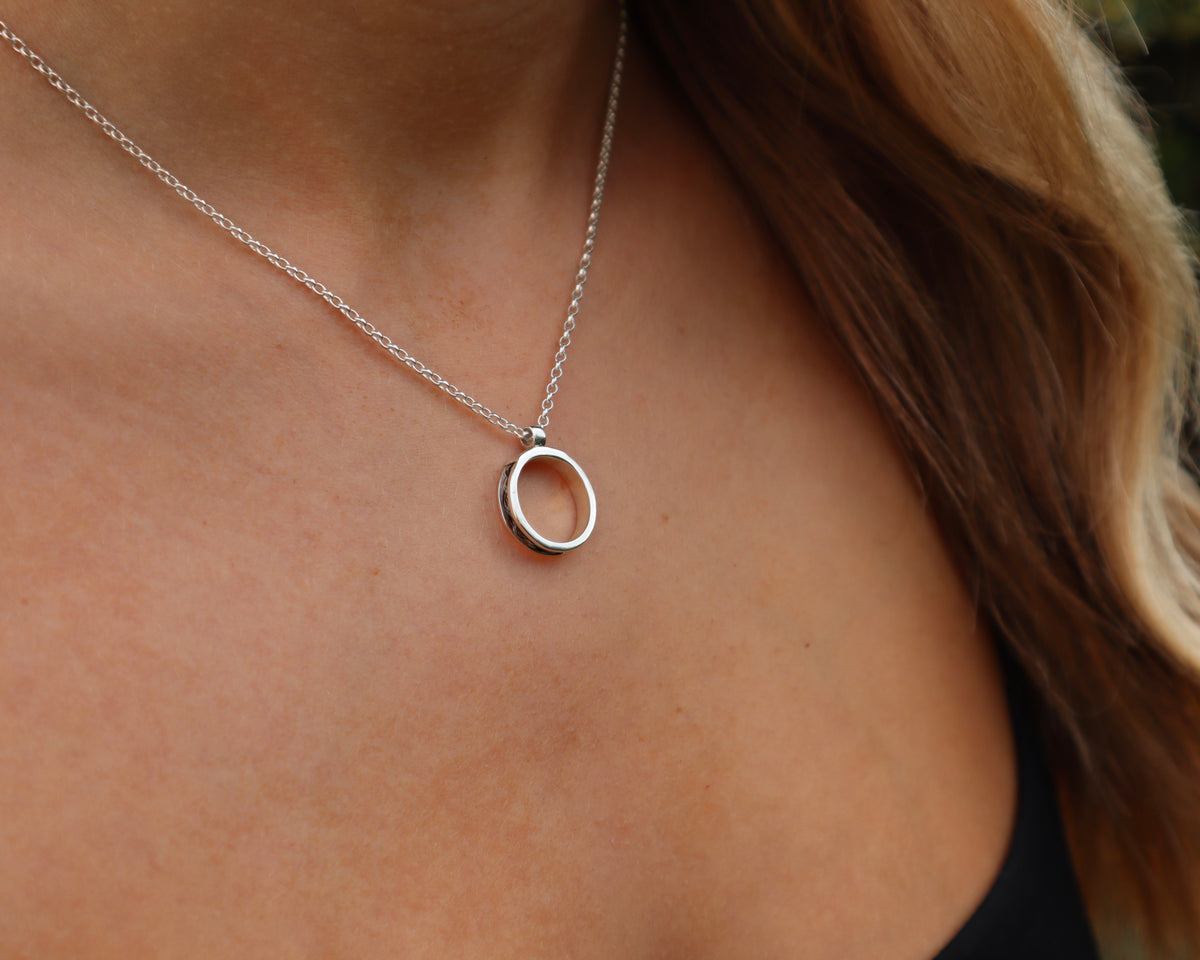 Horse Hair Hidden Channel Necklace
