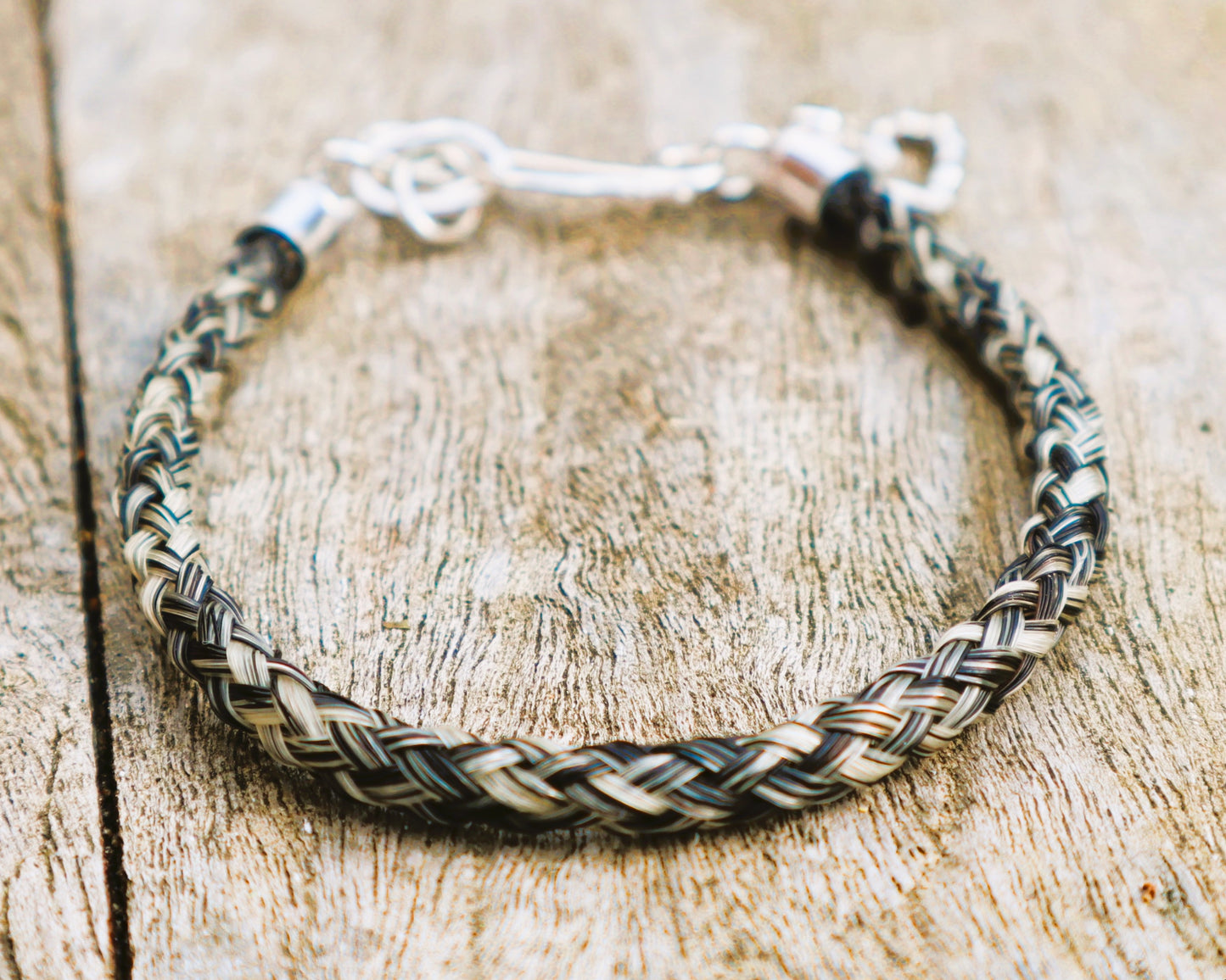 Horsetails Chunky Round Braided Bracelet