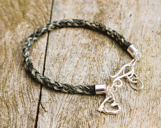 Horsetails Chunky Round Braided Bracelet