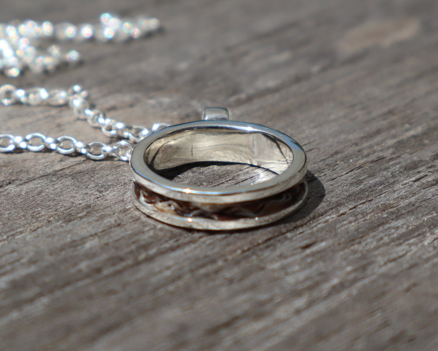 Horse Hair Hidden Channel Necklace