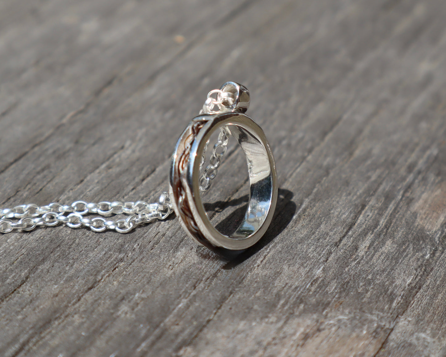 Horse Hair Hidden Channel Necklace