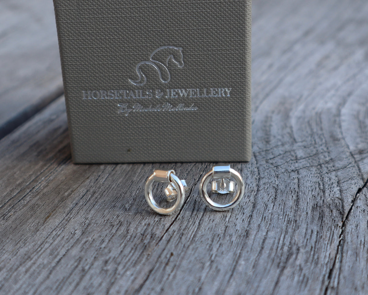 Snaffle Stud Earrings